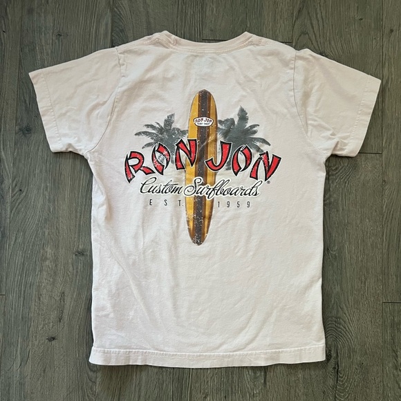 Ron Jon Surf Shop Youth Medium Graphic T-Shirt – Custom Surfboards Logo - Picture 1 of 4